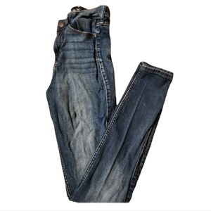 Hollister Regular Fit Size 1R 25/30 Medium Wash High Rise Super Skinny